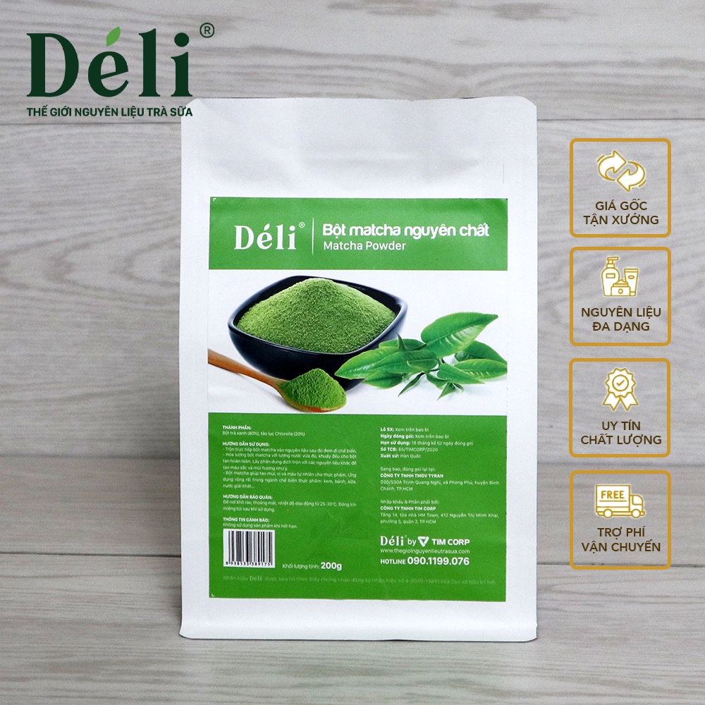 Bột Matcha nguyên chất [ 100% MATCHA NGUYÊN CHẤT HÀN QUỐC]