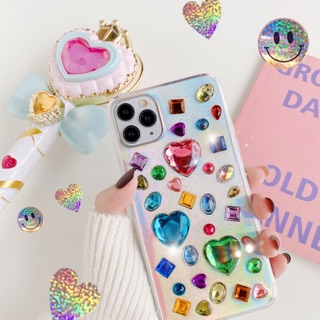 Ốp lưng hạt đá lấp lánh bling bling