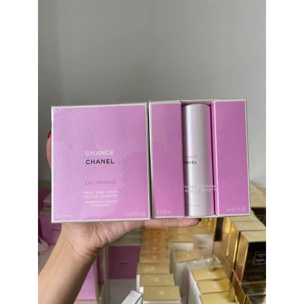 SET C HANEL Chance Eau Fraiche set dạng ống 3×20ml