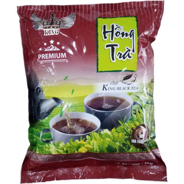Hồng trà pha trà sữa king Xuân Thịnh gói 1kg (Đỏ)