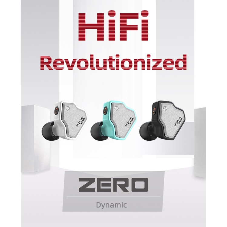 Tai Nghe Nhét Tai 7Hz Salnotes Zero HiFi 10mm IEM N52 Có Nam Châm