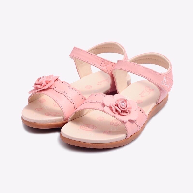 Sandan bé gái BITIS,Dép quay hậu đi học đi chơ (DRD00800xanh-hồng)