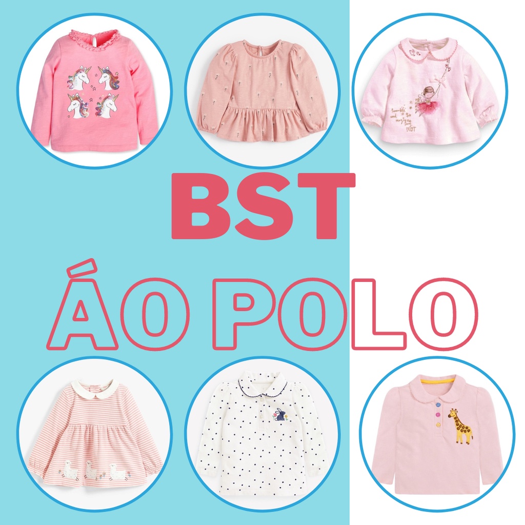 BST áo polo Little Maven cho bé gái 2-8 tuổi - Little Maven Official Store