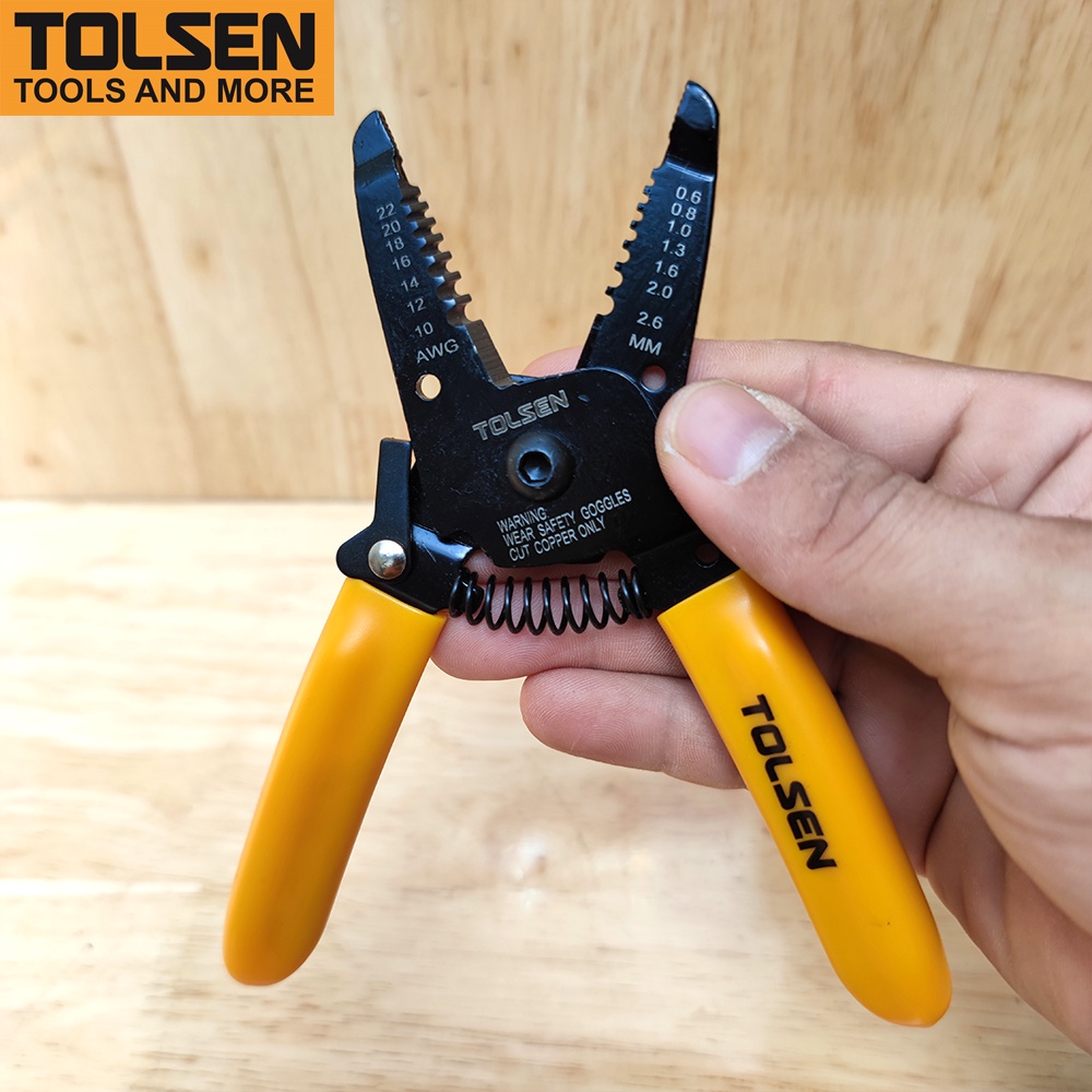 Kìm tuốt dây điện 7in1 TOLSEN 38051