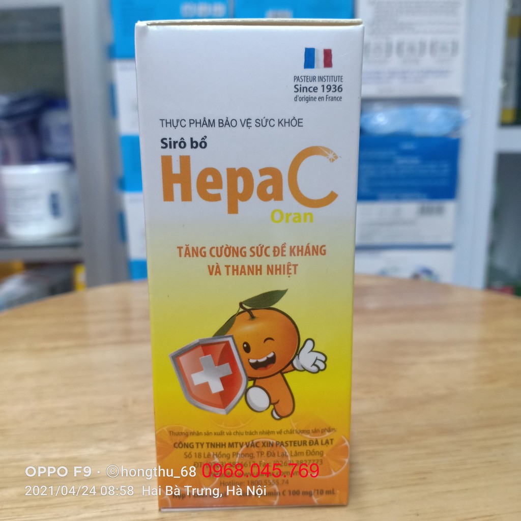 Siro Hepa C Oran chai 60ml