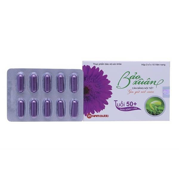 Bảo Xuân Tím 50+ ❤️Hỗ trợ hạn chế lão hóa, giảm nếp nhăn trên da, chống nám, sạm da, tàn nhang