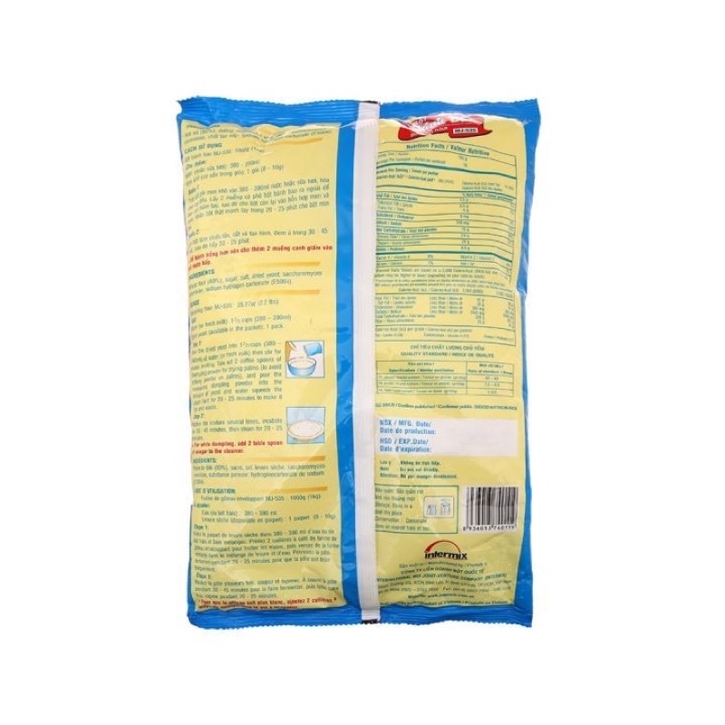 Bột bánh bao trộn sẵn men Mikko 1kg