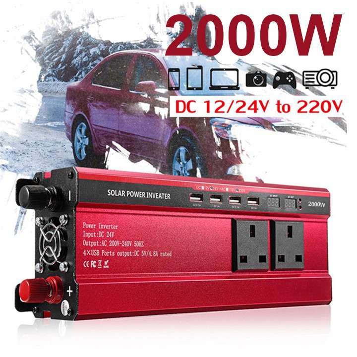 BỘ KÍCH ĐIỆN 2000W INVERTER - BỘ KÍCH ĐIỆN