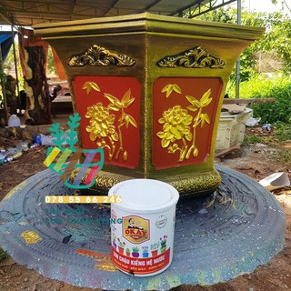 Sơn Chậu Kiểng Hệ Nước Ngoài Trời lon nhỏ 200gram
