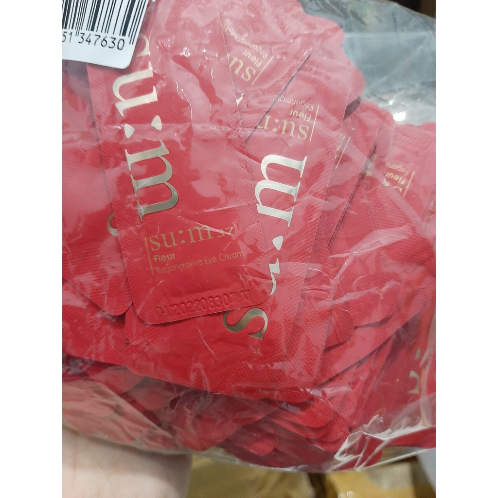 combo 10 gói kem mắt giảm nhăn sum đỏ fleur