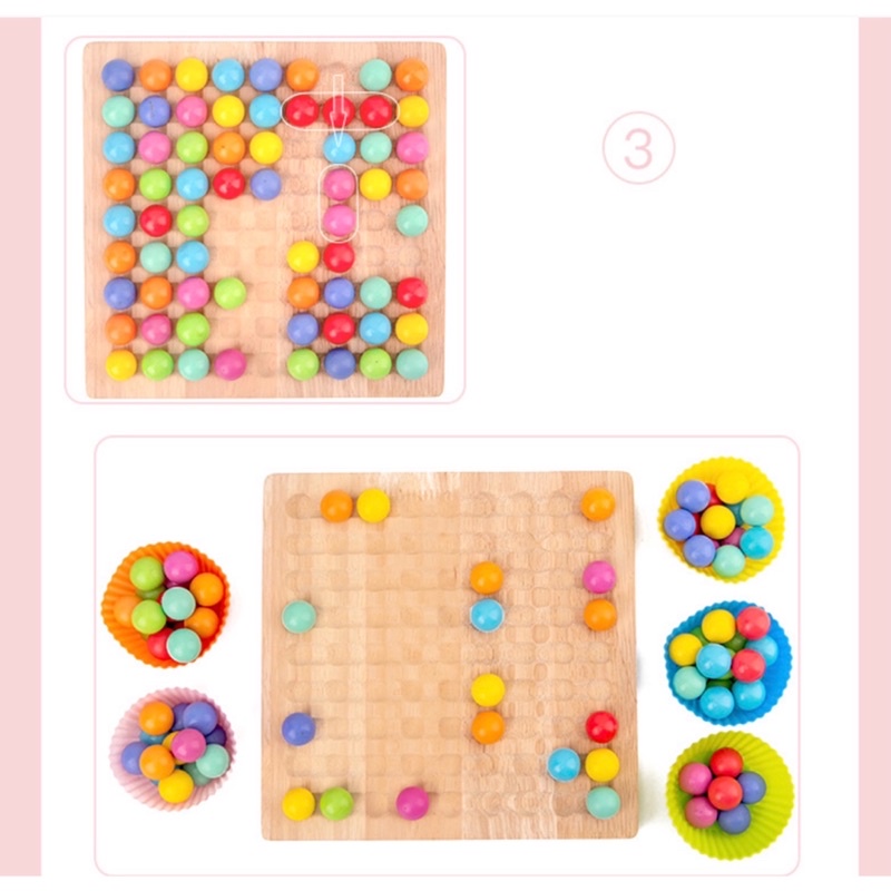 ĐỒ CHƠI BI GỖ CANDY CRUSH THÔNG MINH  NHIỀU MÀU SẮC[ MẪU MỚI ]