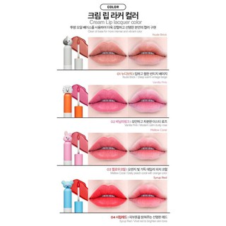 [SON DẠNG KEM ĐẶC] VT BT21 CREAM LIP LACQUER