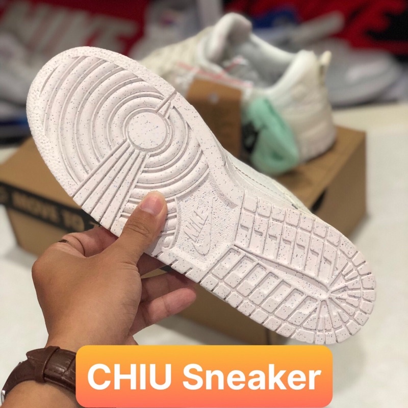 Giày Sneaker Dunk low disrupt 2 white Gream giày thể thao nam nữ Sb dunk Trắng kem phiên bản cao cấp