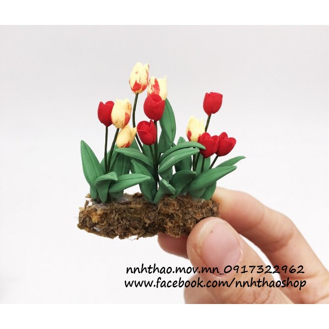 Miniature_Bụi hoa tulip (1:12 1:6)