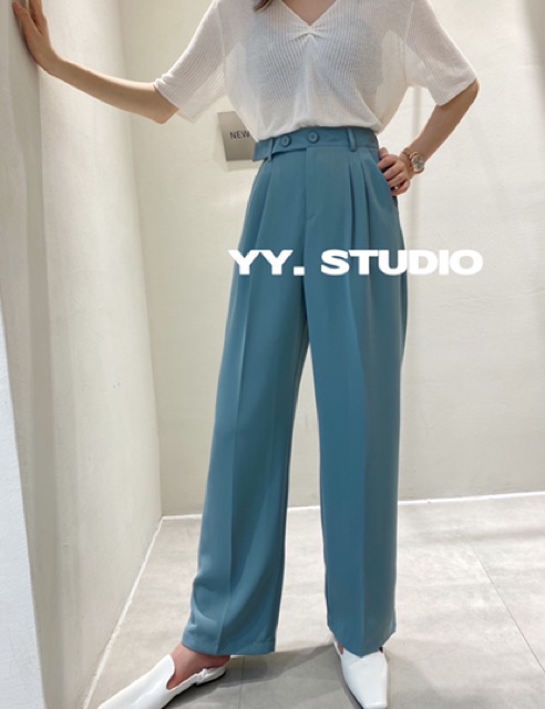 Quần suông 2 cúc