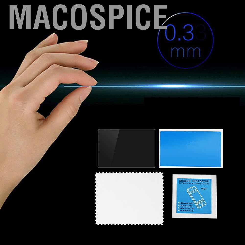 Macospice 1 Pcs Tempered Kaca Pelindung Skrin Filem untuk Canon 650D/700D/70D/G16 Kamera