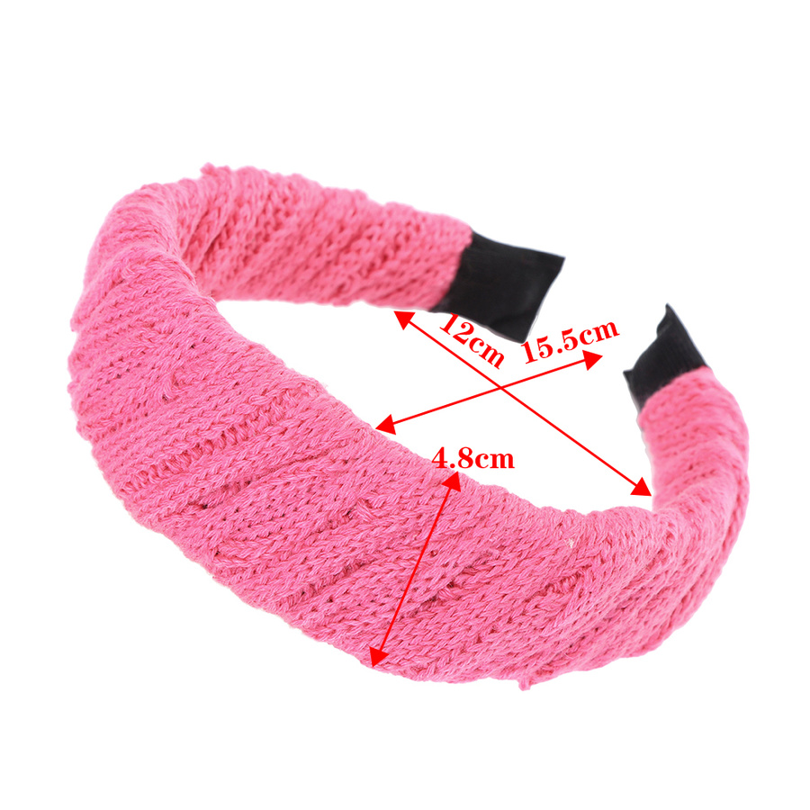 Băng Đô Len Màu Trơn Phong Cách Hàn Quốc Cho Nữ