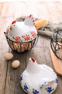 Giỏ đựng trứng gà mái mơ