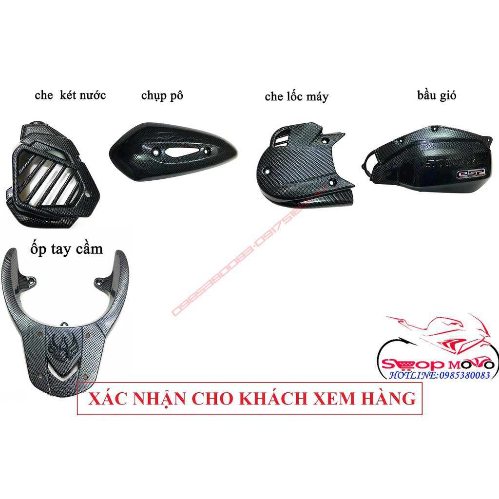 FULL BỘ CARBON CHO SH MODE