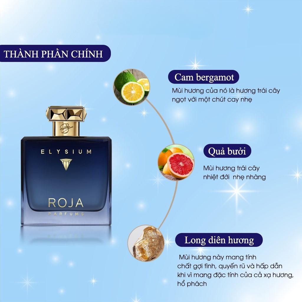 Nước Hoa Nam Roja Parfums Elysium Pour Homme Parfum Cologne 100ml - Hương thơm đẳng cấp và mạnh mẽ