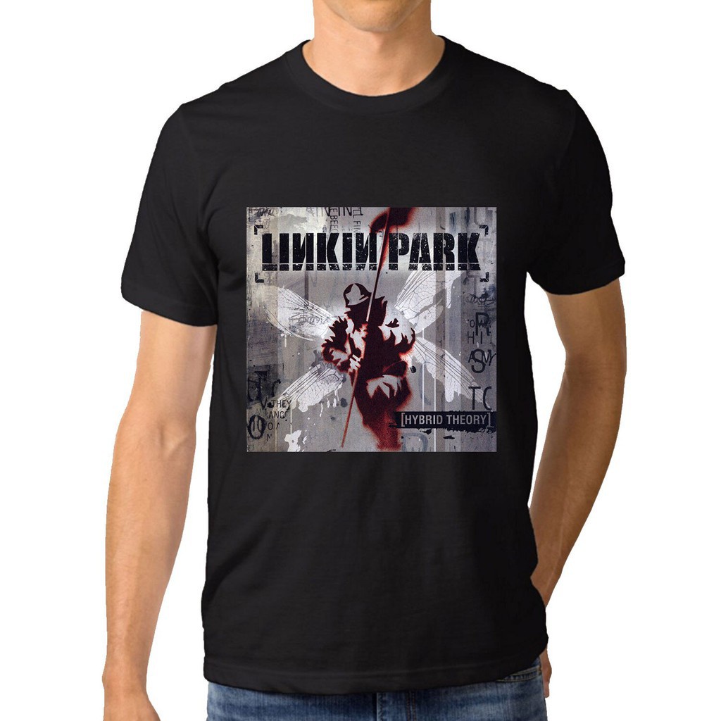 Korean style tshirt Linkin Park Hybrid Gorgeous Theory oversized man tops Birthday Gift Men's gildan Graphic cooton T-Shirt