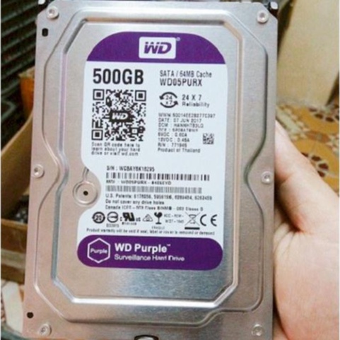 [ GIÁ GỐC ] Ổ cứng HDD PC 3,5&quot; 500GB ổ cứng cho camera giá nhà phân phối, ổ wd tím 500GB