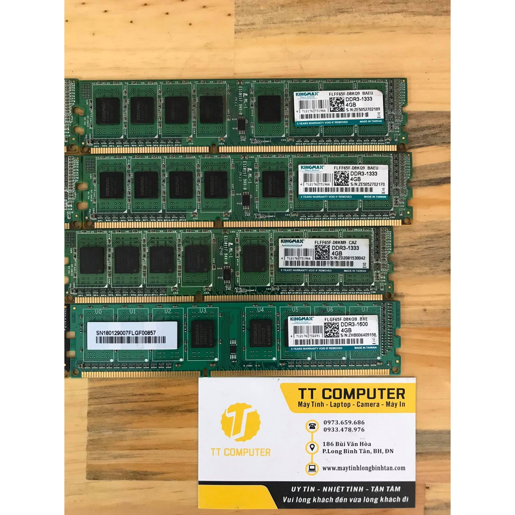 RAM KINGMAX 4GB DDR3 BUS 1333