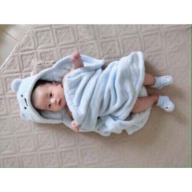 Chăn ủ lông hình gấu Boona cho bé sơ sinh Betuti