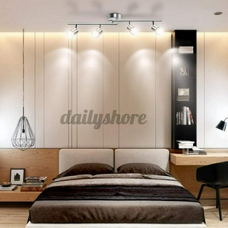 Modern Ceiling Light Round/Straight Bar GU10 Ceiling Spotlight LED Lamp 3/4 Way