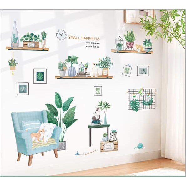 decal dán tường combo AC