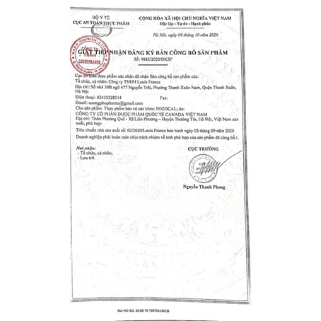 Pozocal  - Bổ sung calci cho cơ thể - Giúp phát triển xương