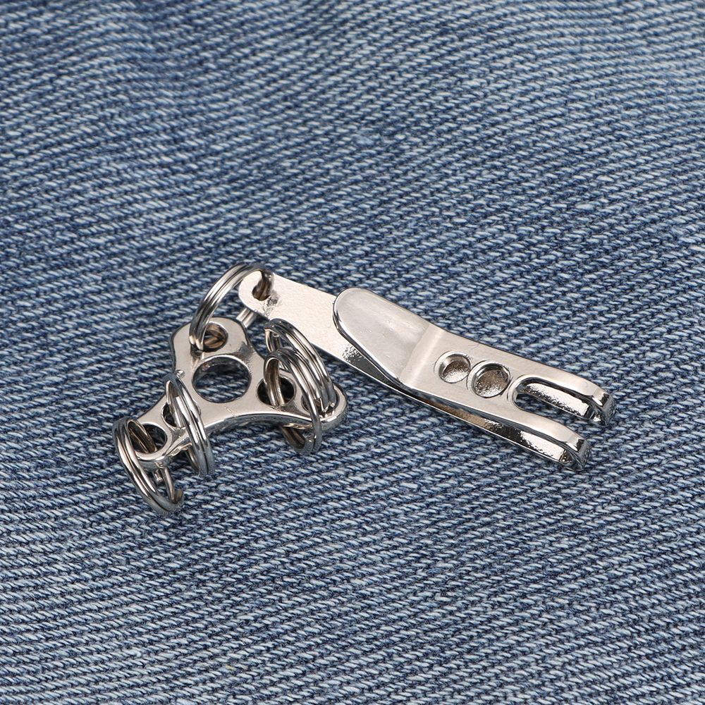 Móc treo chìa khóa bằng thép không gỉ 301 cao cấp