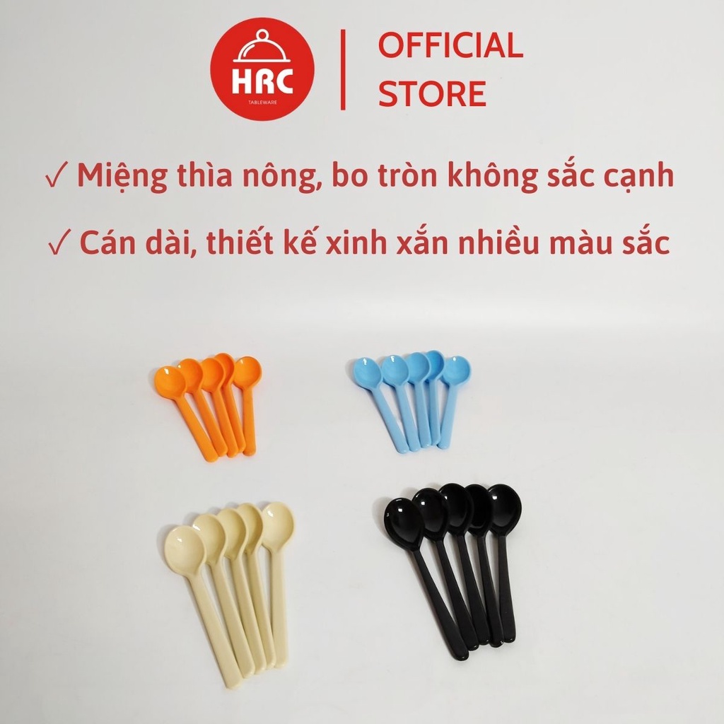 Thìa ăn dặm cho bé (Siêu Rẻ) Thìa nhựa sinh tố, cafe, nước trái cây Song Long 2749 2750