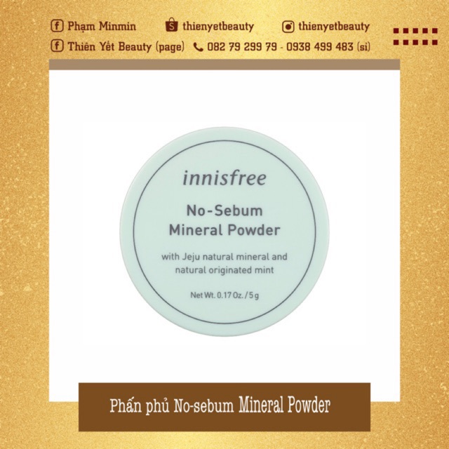 Phấn Phủ Kiềm Dầu No-sebum Mineral Powder | BigBuy360 - bigbuy360.vn