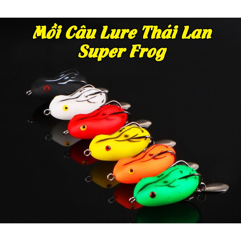 Mồi câu lure cá lóc Thái Lan - SUPER FROG A CƯỜNG