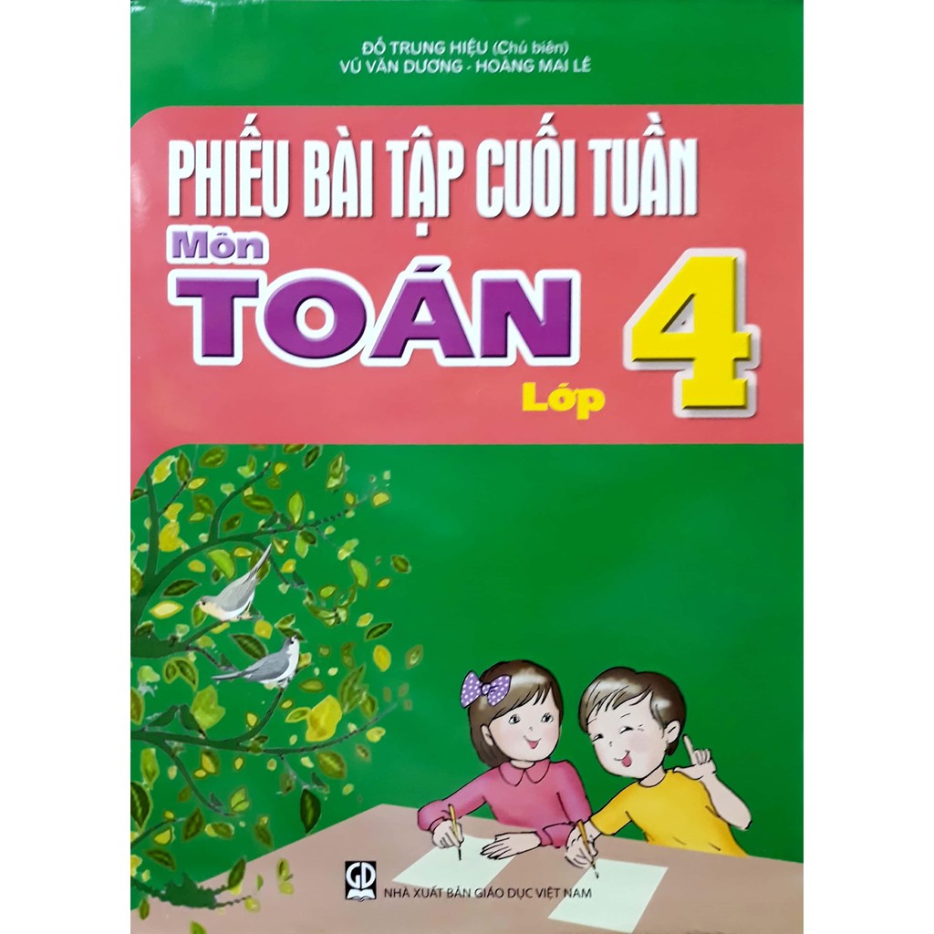 Sách - Phiếu bài tập cuối tuần môn toán lớp 4