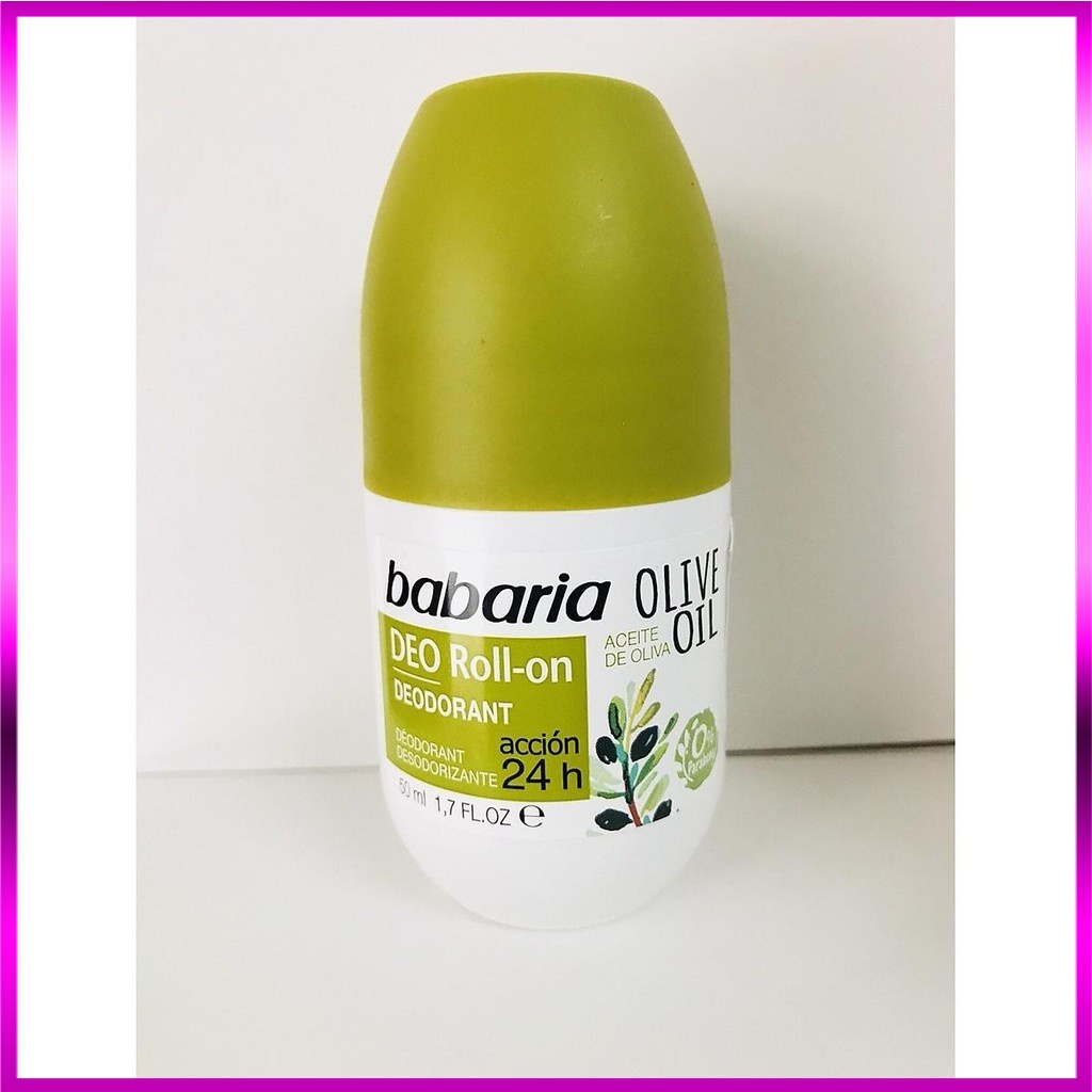 Lăn khử mùi Babaria Deo Roll on 24h chính hãng Mỹ +[ New 2021]