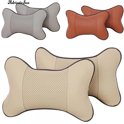 Gối cổ xe hơi giả da tiện lợi | BigBuy360 - bigbuy360.vn