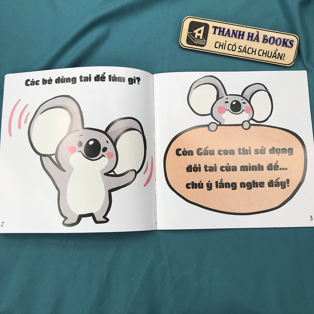 Sách - Ehon Kỹ Năng Sống - Cùng Con Học Cách Cư Xử - Chú Ý Lắng Nghe Nhé Gấu Con! (1-6 tuổi)