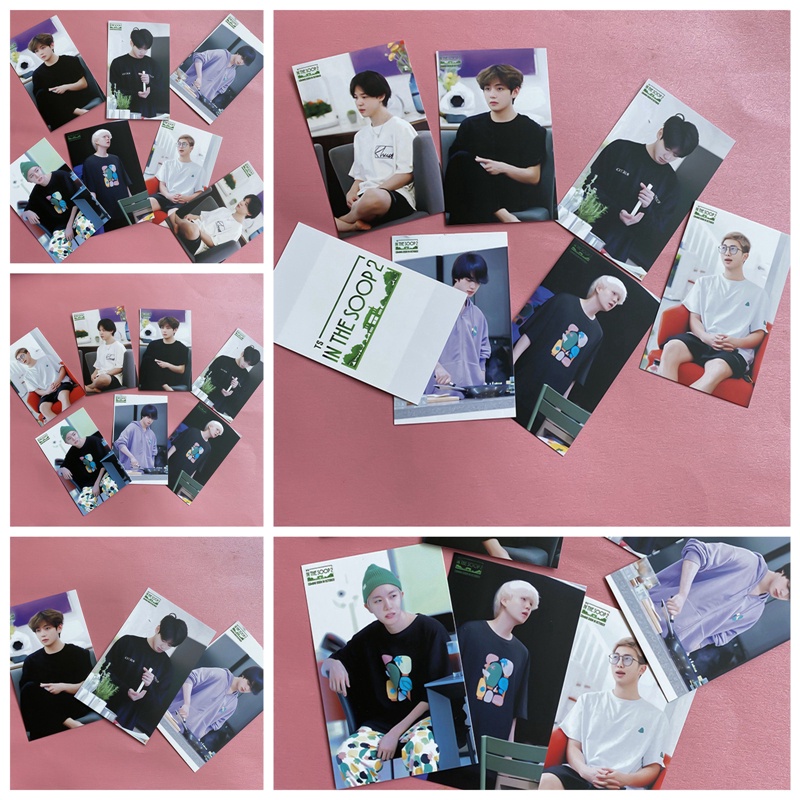 Set 7 tấm thẻ ảnh nhóm nhạc BTS IN THE SOOP 2