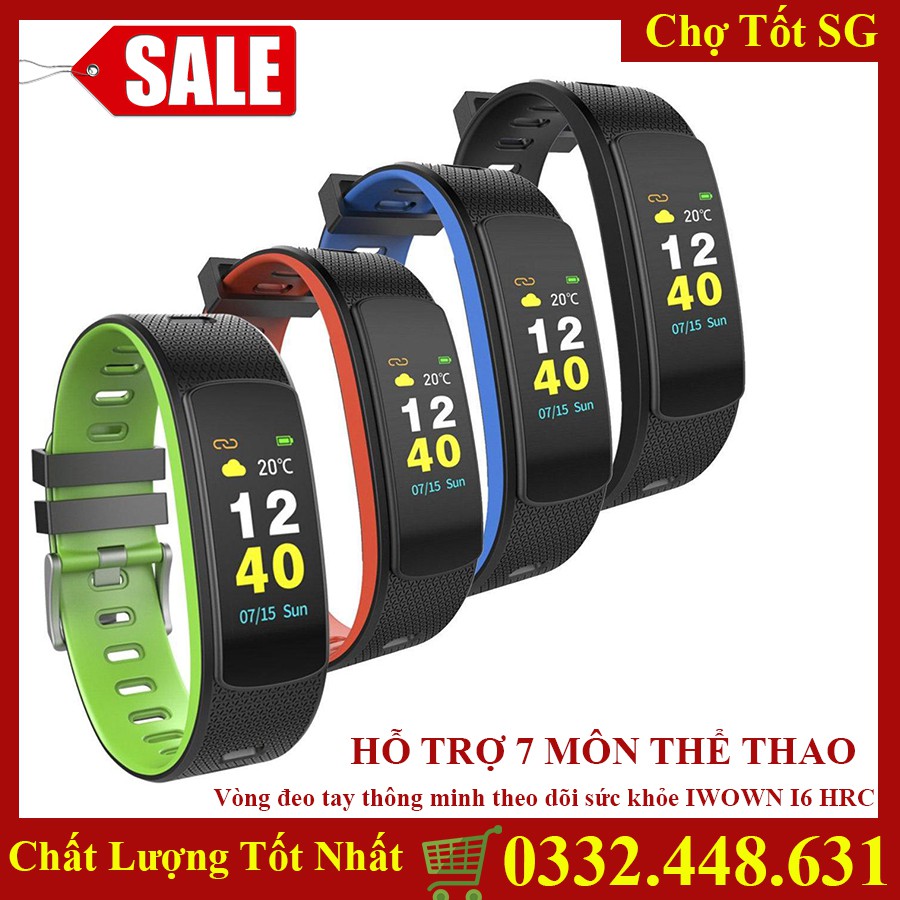 ✔️ Vòng Đeo Tay Thông Minh, Đồng Hồ Theo Dõi Sức Khỏe Thế Hệ Mới iWOWN i6 PRO [Bảo Hành 1 Đổi 1]