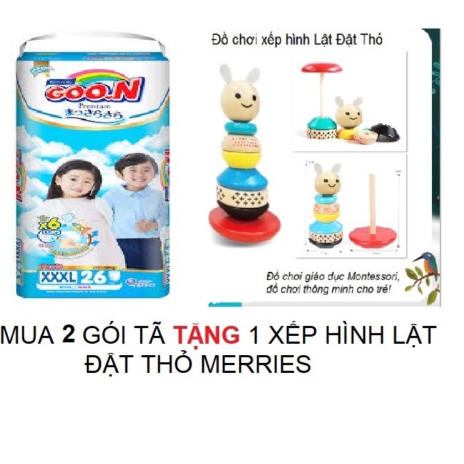 Tã Quần Goon Slim Size XXXL 26 Miếng (18-30kg)