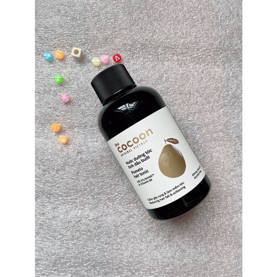 Xịt dưỡng tóc tinh dầu bưởi Pomelo Cocoon 140ml - Phiên bản gấp đôi lượng dầu dưỡng