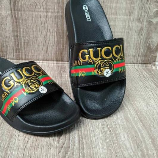 Dép Xỏ Ngón Gucci Màu Đen Size 36-43: D (2.2) Cho Nam Nữ