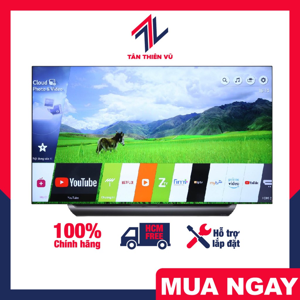 [MIỄN PHÍ VẬN CHUYỂN - LẮP ĐẶT] OLED65C8PTA 65C8 Smart Tivi LG OLED 65 inch 4K UHD 65C8PTA