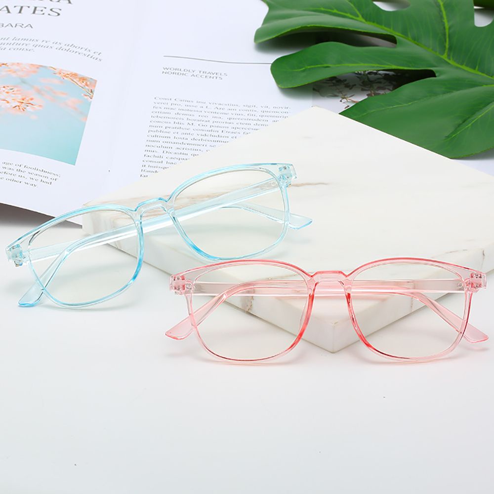 Mắt Kính Gọng Vuông Trong Suốt Thời Trang Hàn Quốc 2life