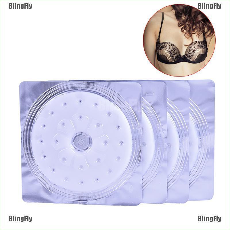 (Hàng Mới Về) set 4 Miếng Dán Mát Xa Giúp Ngực Phát Triển Tiện Dụng