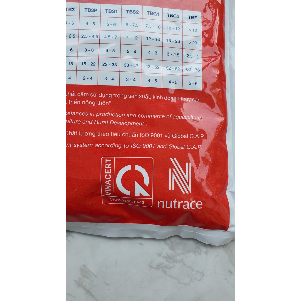1kg Cám Tomboy Tb0 chứa dinh dưỡng cao giúp cá phát triển vượt trội