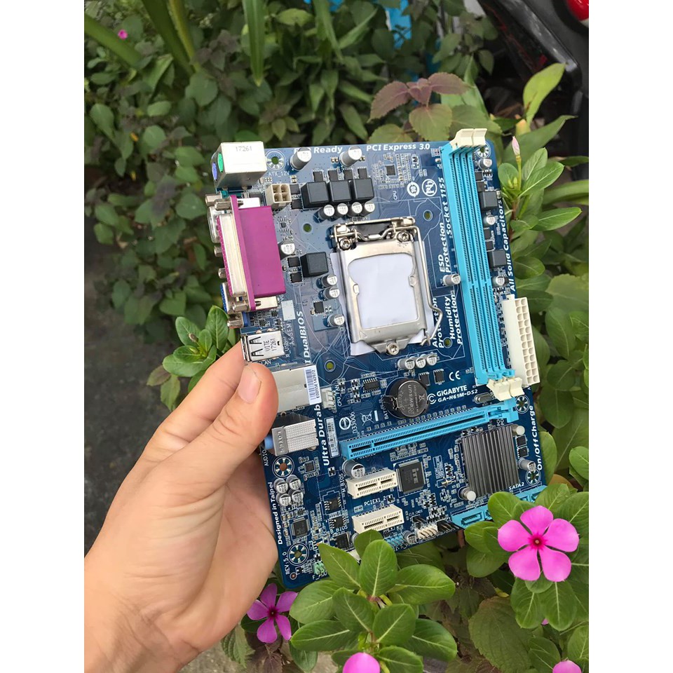 Gigabyte h61 ds2 hàng chính hãng còn bảo hành 11/ 2020