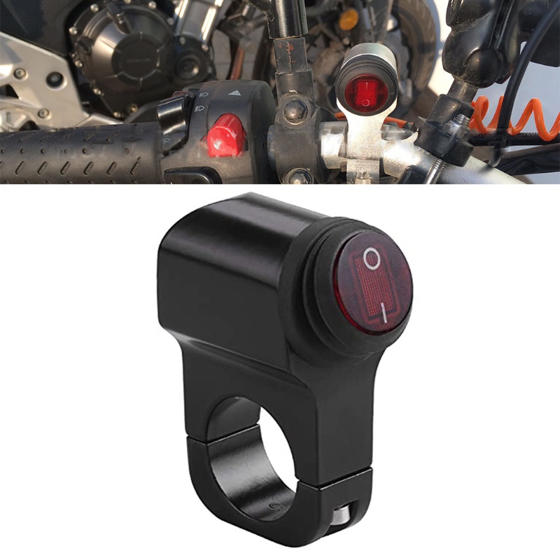 Công Tắc Nút Nhấn Bật / Tắt Đèn Pha Gắn Tay Lái Xe Máy